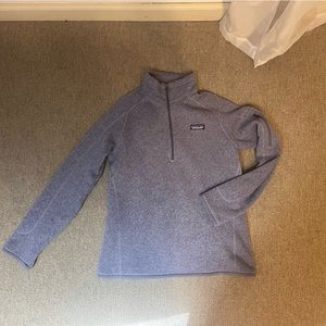 Patagonia women’s better sweater 1/4 zip fleece size L